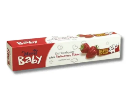 Meril Baby Gel Toothpaste Strawberry 45gm