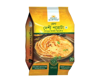 Golden Harvest Mega Deshi Paratha 1600gm (20Pcs)