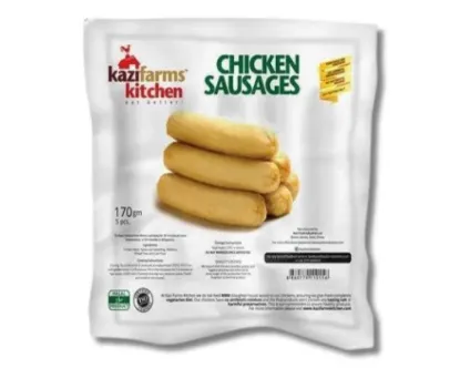 KaziFarms Kitchen Plain Chicken Sausages 340gm