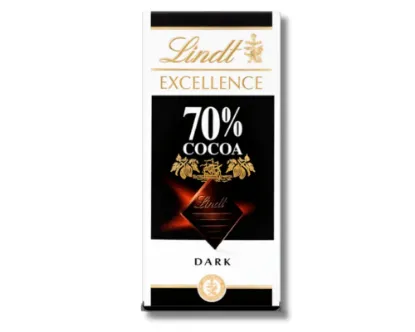Lindt 70% Cocoa Dark Chocolate 100gm
