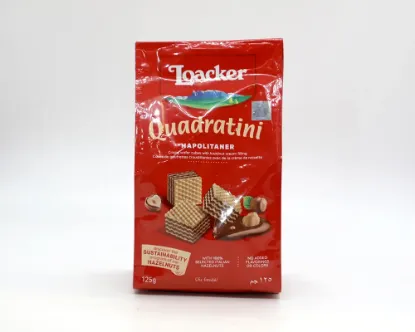 Loacker Quadratini Napolitaner Wafer 125gm