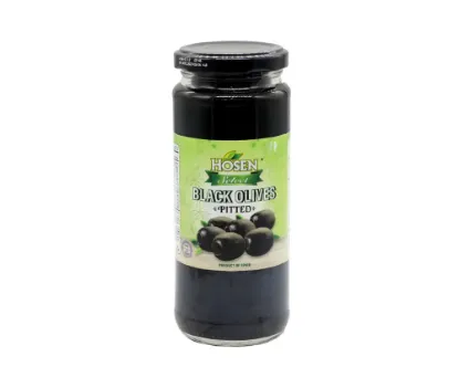 Hosen Black Olives Pitted 345gm