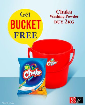 Chaka Washing D.Powder 2kg (Bucket Free)