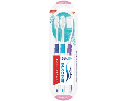 Sensodyne Deep Clean Toothbrush (Buy2 Get1 Free)