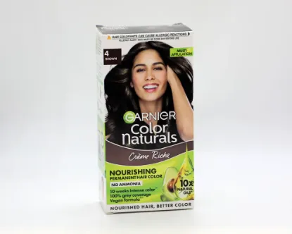 Garnier Color Natural 4 Brown 70ml+60gm