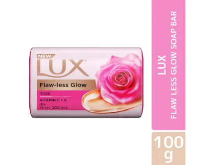 Lux Flaw Less Glow Rose Soap 90gm