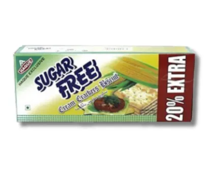 Haque Sugar Free Cream Crackers Biscuit 125gm