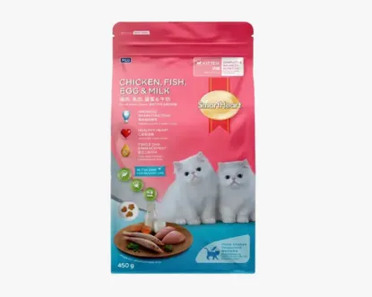 SmartHeart Ckn.Fish Egg & Milk C.Food 450gm
