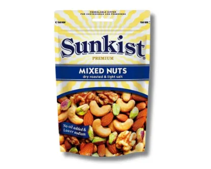 Sunkist Mixed Nuts Dry Roasted & Light Salted 150gm Thailand