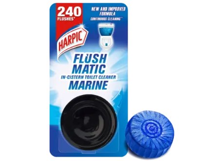 Harpic Flush Matic Marine In Cistern Toilet Cleaner 50gm