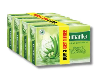 Kumarika Neem Aloe Vera Cucumber Soap 100gm (Buy3