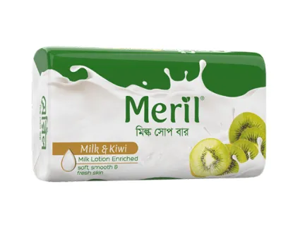 Meril Milk Soap Bar Milk & Kiwi 150gm