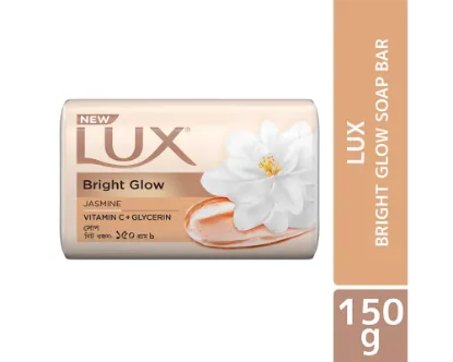 Lux Bright Glow Jasmine Soap 150gm