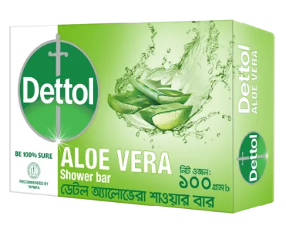 Dettol Aloe Vera Soap 100gm