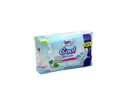 Sofy Sanitary Napkin Cool Super XL+ 6Pcs