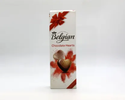 Belgian Hearts Chocolate 65gm