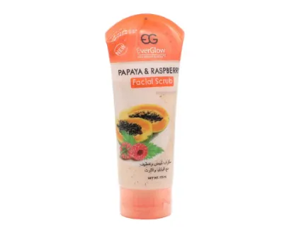 Everglow Facial Scrub Papaya & Raspberry 175ml