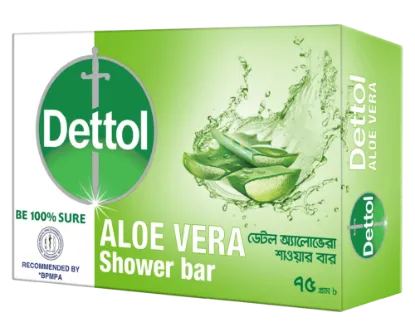 Dettol Aloe Vera Bathing Bar Soap 75gm