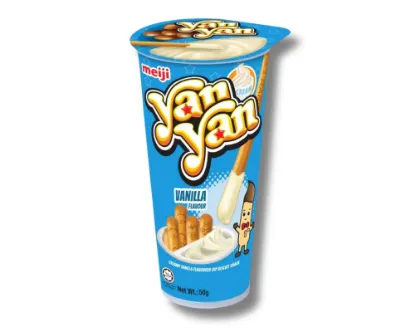 Meiji Yan Yan Creamy Vanilla Flavour 50gm