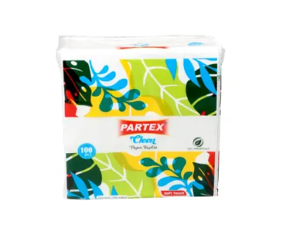 Partex Cleen Paper Napkin 100Pcs