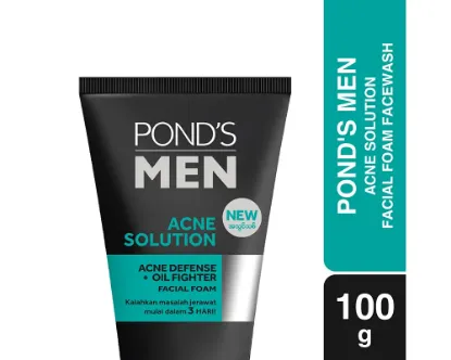 Pond's Men Acne Solution Facial Foam 100gm